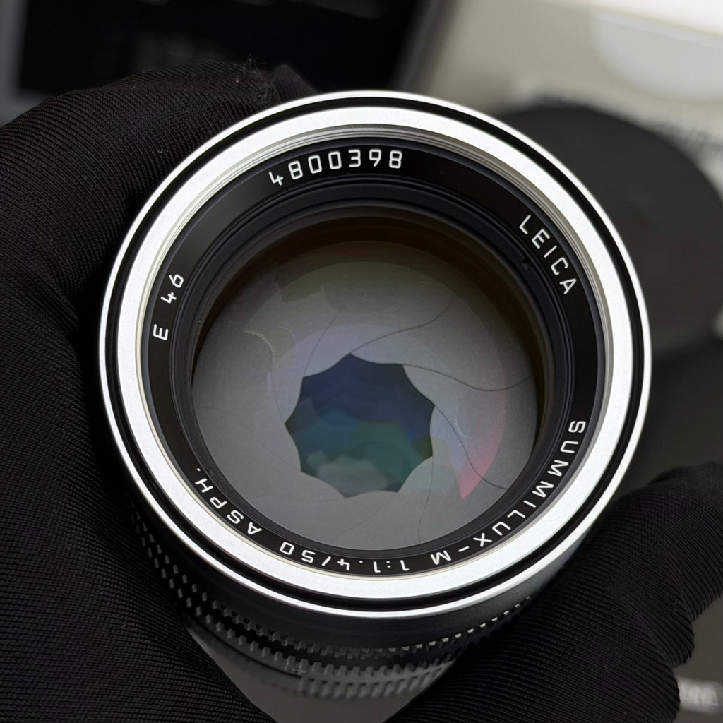 Leica M 50mm f/1.4 SUMMILUX-M ASPH 6-Bit SN48xx Silver MINT Boxed US$2895