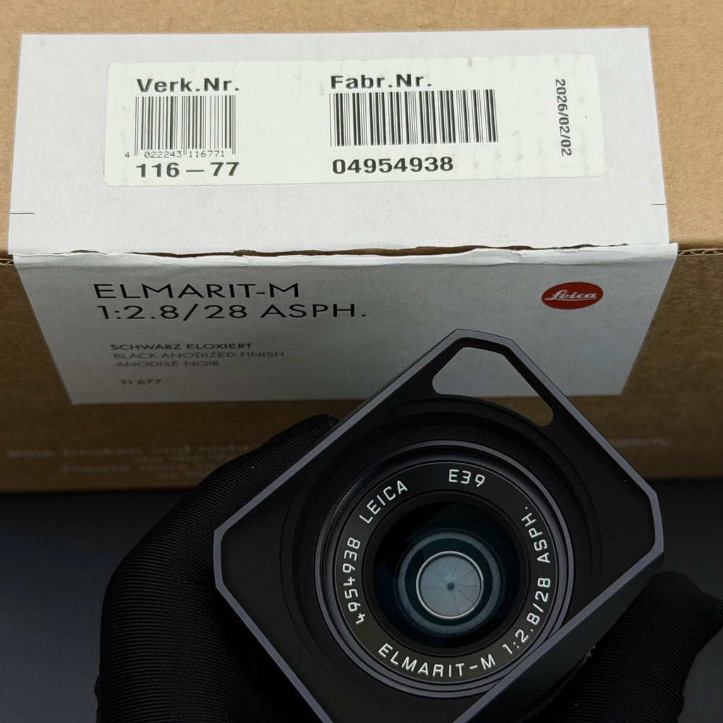 Leica M 28mm f/2.8 ELMARIT-M ASPH v2 11677 Boxed US$1550
