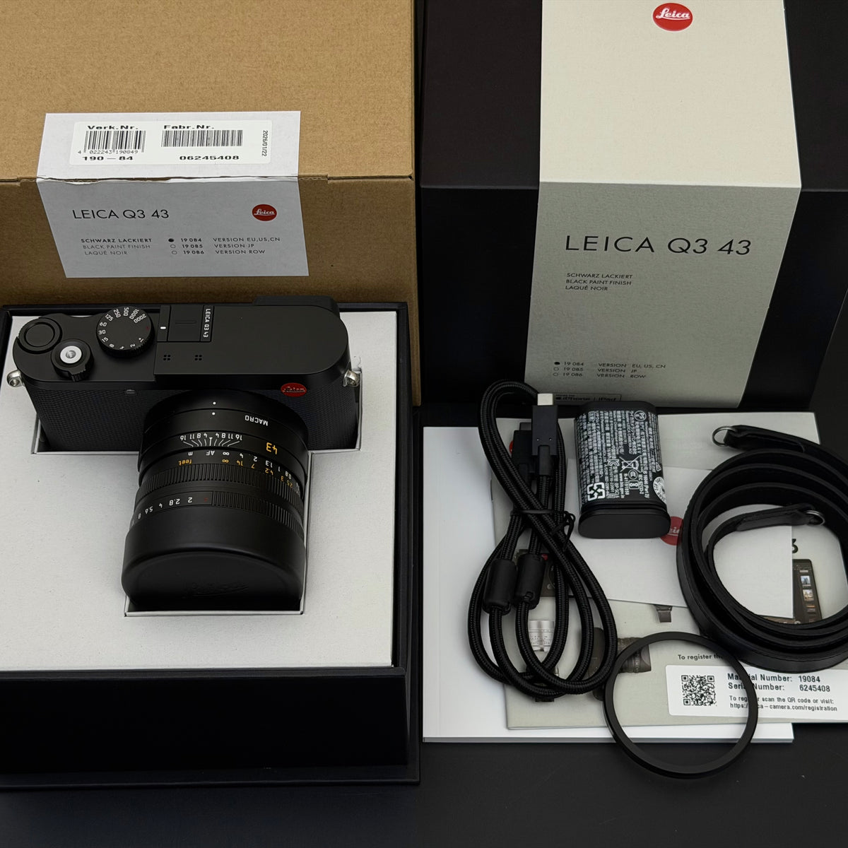 3 Mth Leica Q3 43 Q43 Digital Camera with 43/2 Apo LNIB US$6280