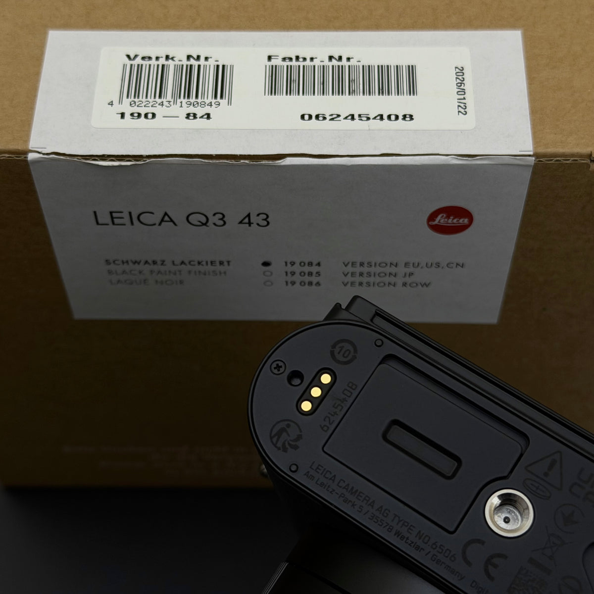3 Mth Leica Q3 43 Q43 Digital Camera with 43/2 Apo LNIB US$6280