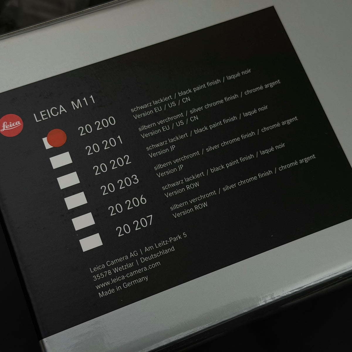 Leica M11 Black Digital Rangefinder NMIB US$6380