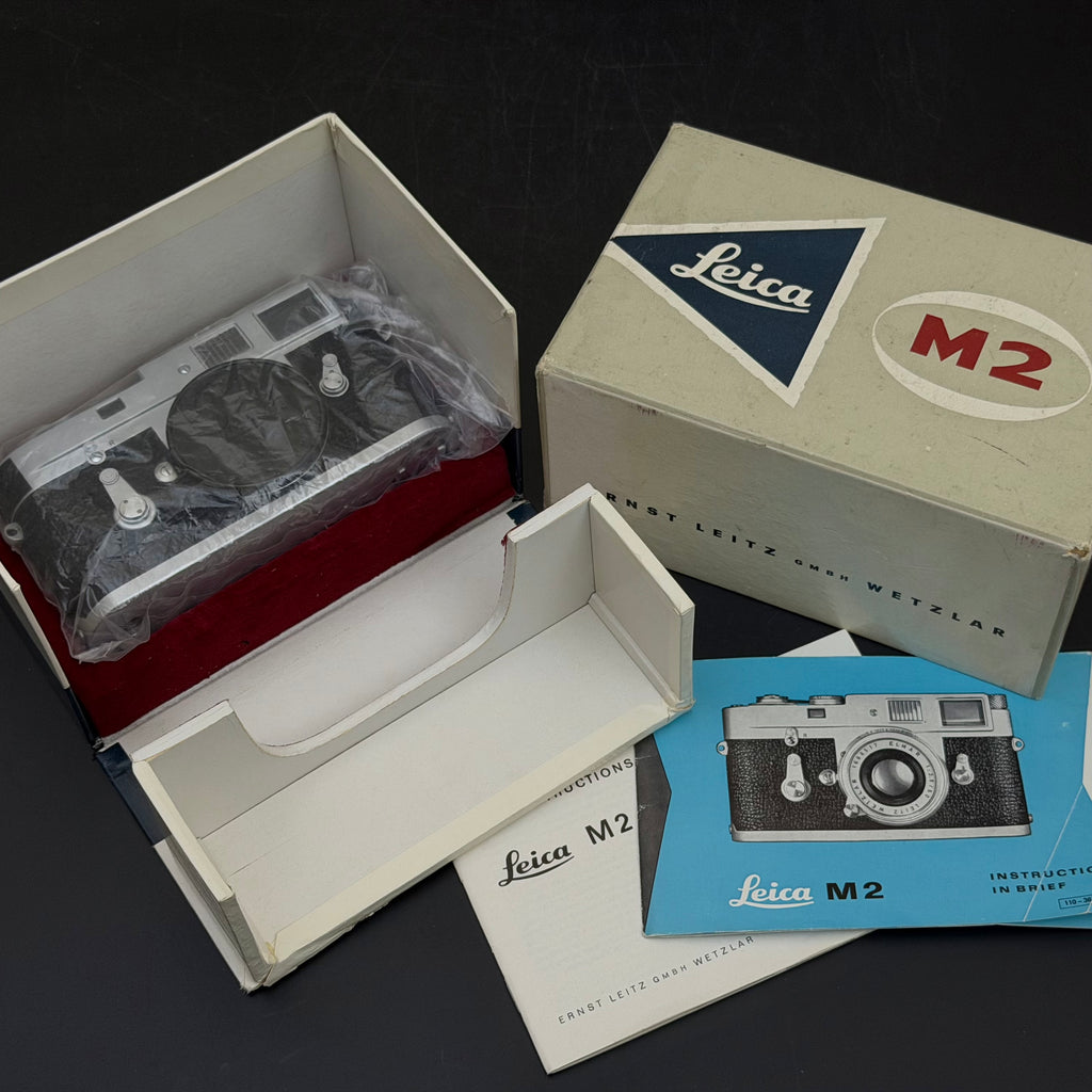 Leica M2 Silver Chrome Rangefinder with “L” Seal NMIB US$2580
