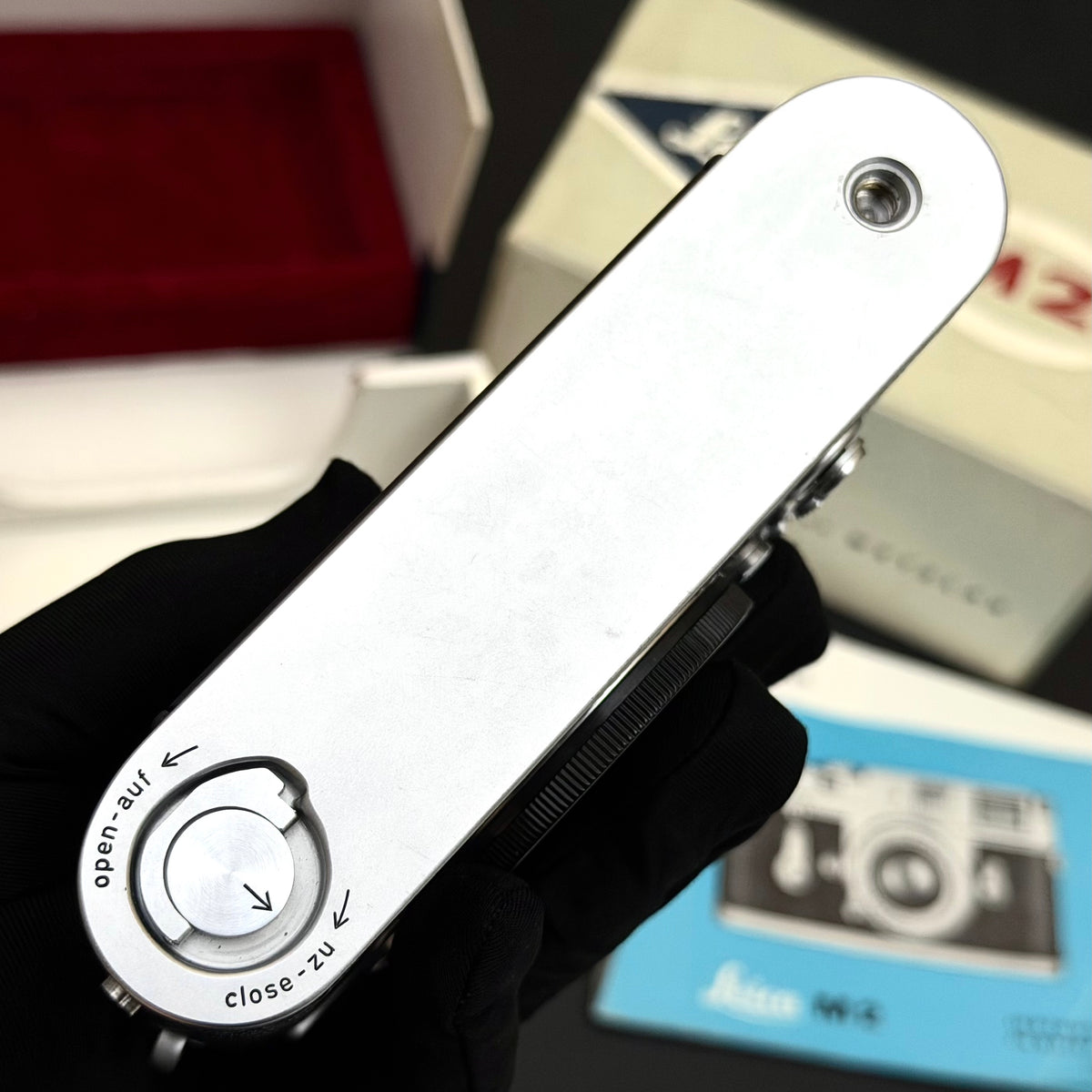 Leica M2 Silver Chrome Rangefinder with “L” Seal NMIB US$2580