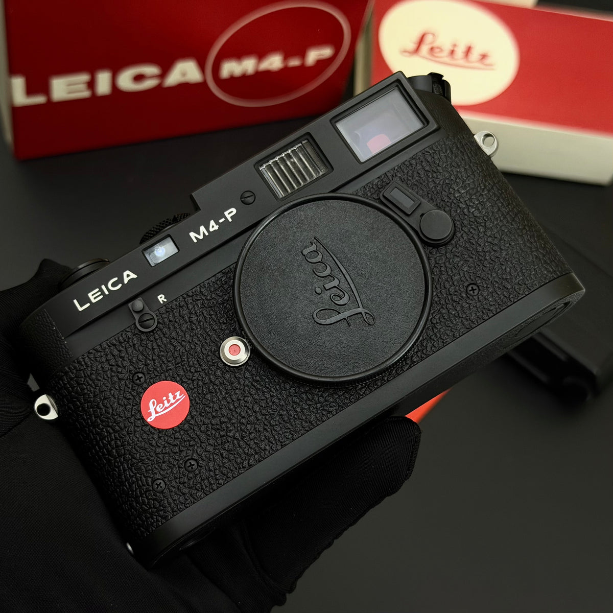 Leica M4-P M4P Black Chrome Rangefinder + Winder Mint Boxed US$2850