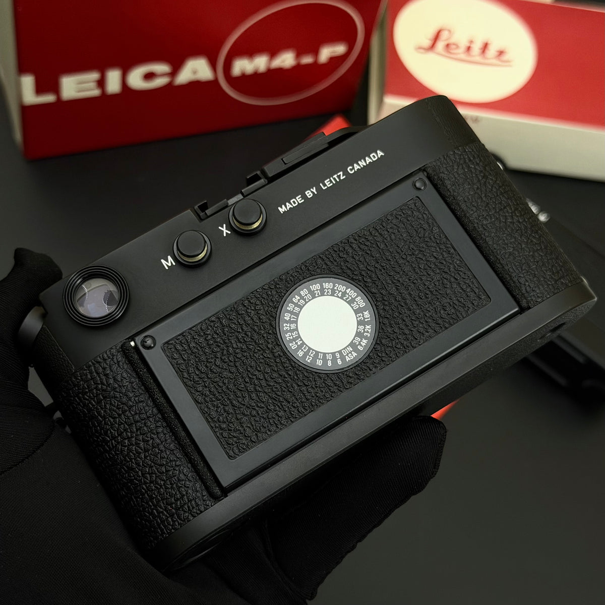 Leica M4-P M4P Black Chrome Rangefinder + Winder Mint Boxed US$2850