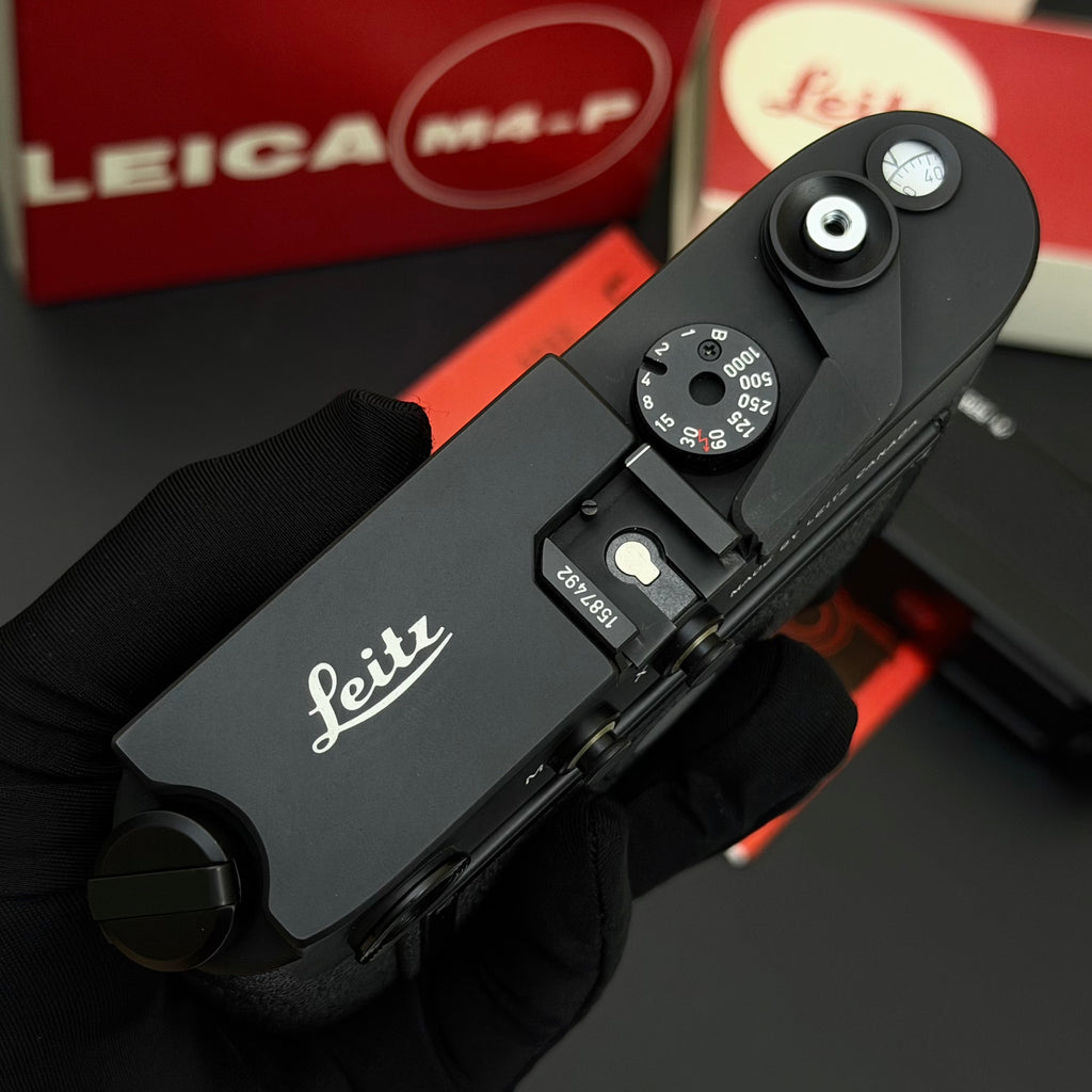 Leica M4-P M4P Black Chrome Rangefinder + Winder Mint Boxed US$2850
