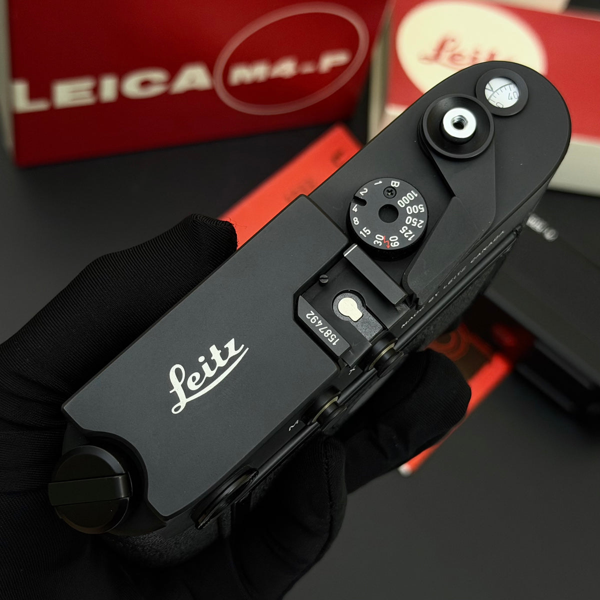 Leica M4-P M4P Black Chrome Rangefinder + Winder Mint Boxed US$2850