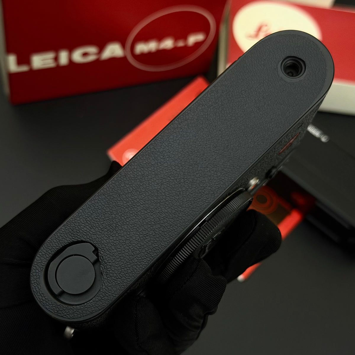 Leica M4-P M4P Black Chrome Rangefinder + Winder Mint Boxed US$2850