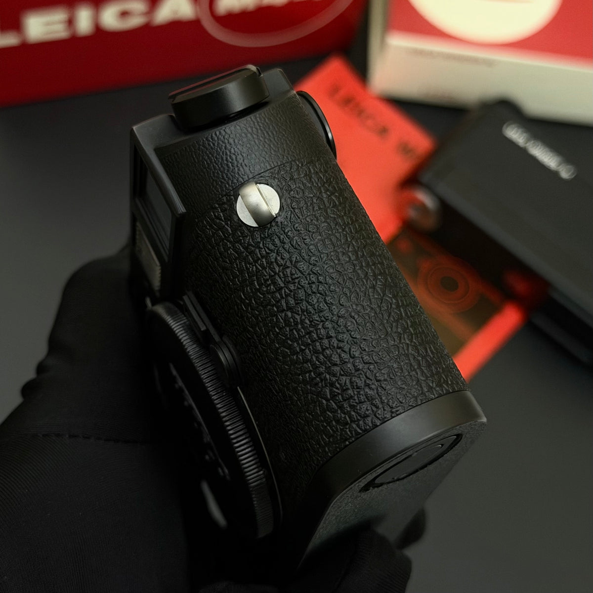 Leica M4-P M4P Black Chrome Rangefinder + Winder Mint Boxed US$2850