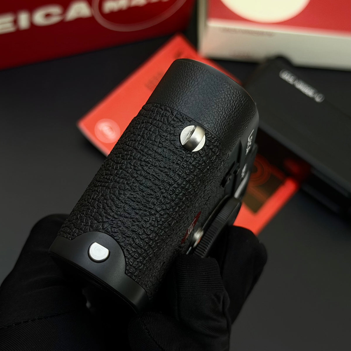 Leica M4-P M4P Black Chrome Rangefinder + Winder Mint Boxed US$2850