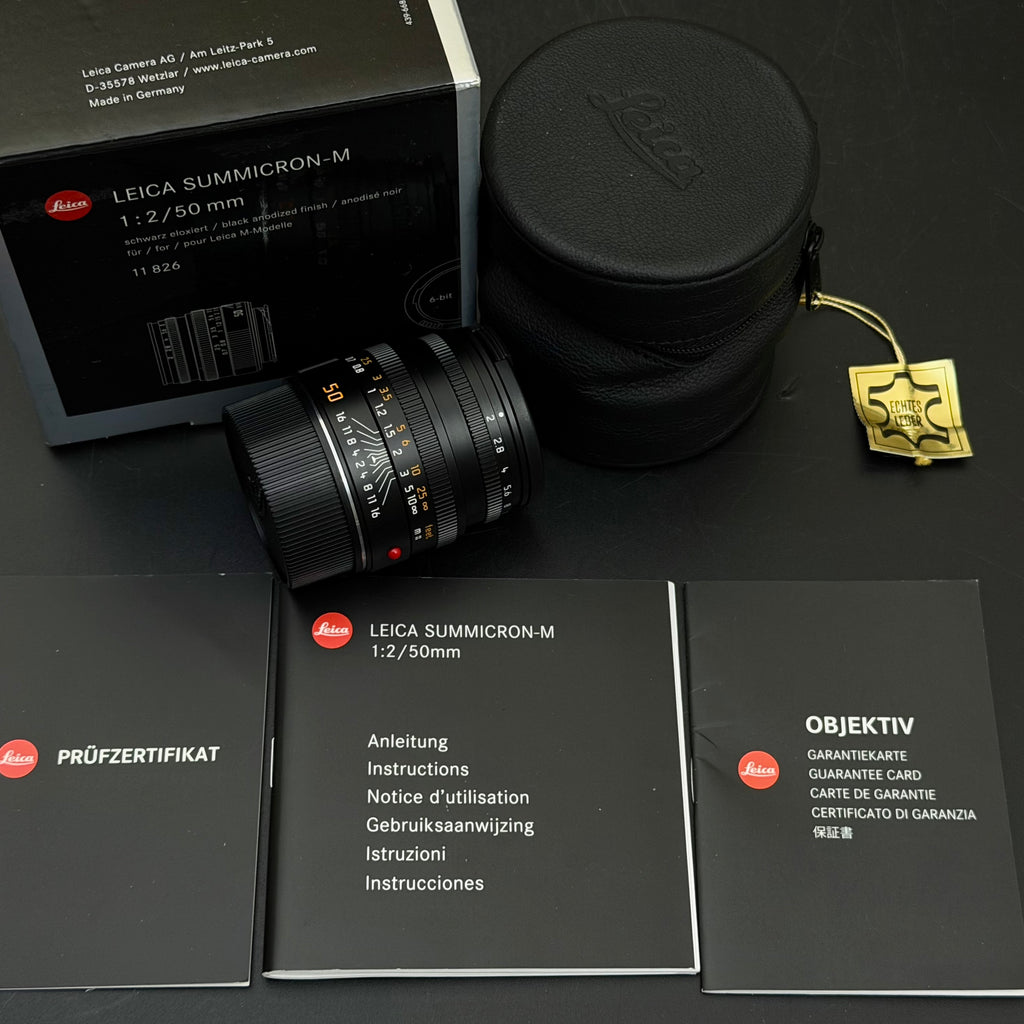 Leica M 50mm f/2 SUMMICRON-M 6-Bit v5 SN47xx Mint US$1580