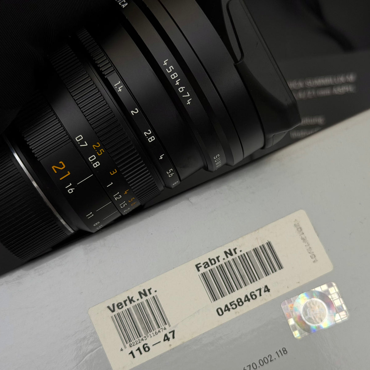 Leica M 21mm f/1.4 SUMMILUX-M ASPH 6-Bit NMIB US$3980