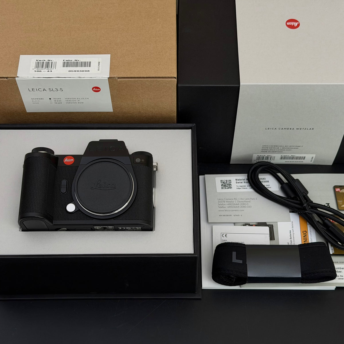 Leica SL3-S SL3S Digital Camera MINT Boxed US$4380