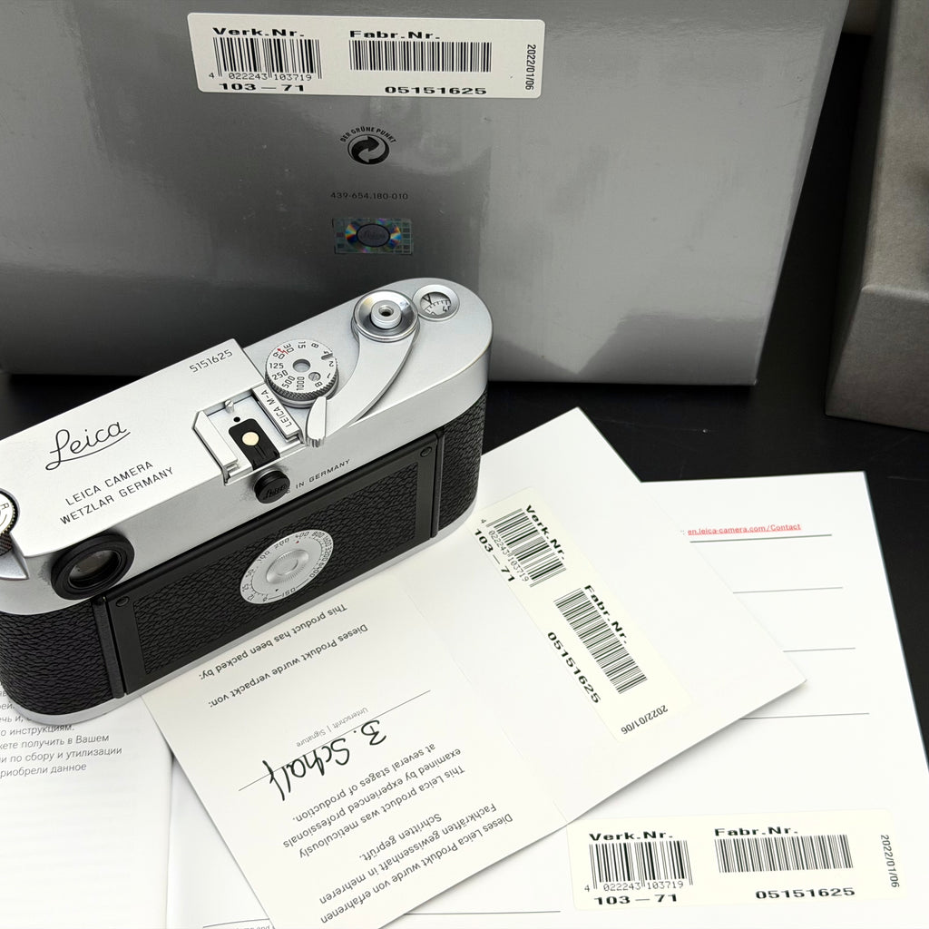 Leica M-A MA Silver Chrome Rangefinder NMIB US$3980