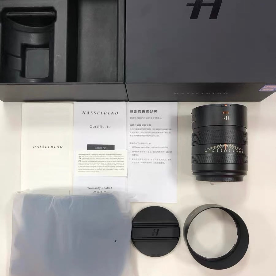 Hasselblad XCD 90mm f/2.5 V Lens Mint Boxed (1xx Act) US$3480