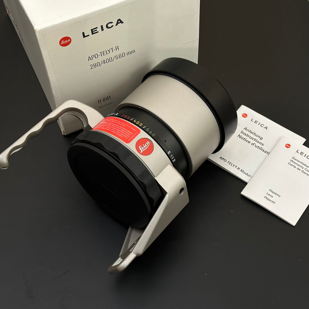 Leica R 400/2.8 Apo + 280/2.8 Apo Module Boxed US$9850