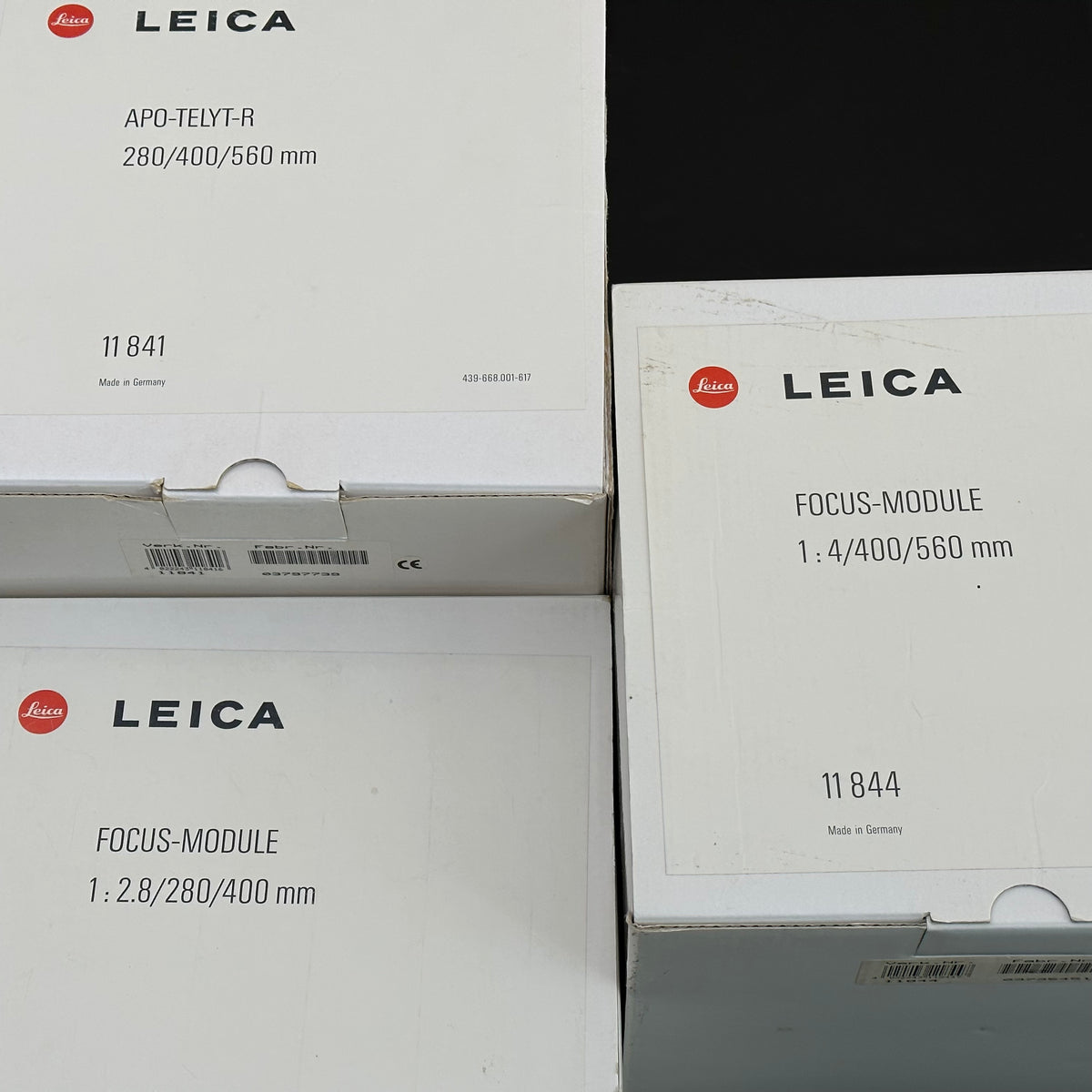 Leica R 400/2.8 Apo + 280/2.8 Apo Module Boxed US$9850