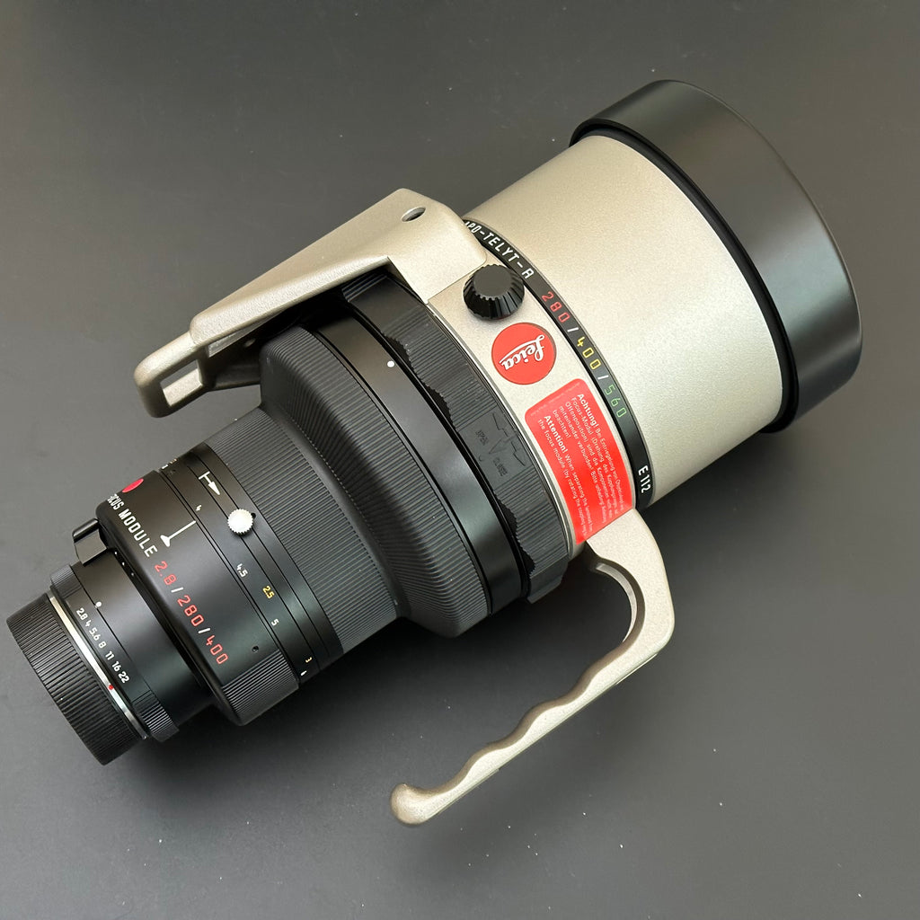 Leica R 400/2.8 Apo + 280/2.8 Apo Module Boxed US$9850
