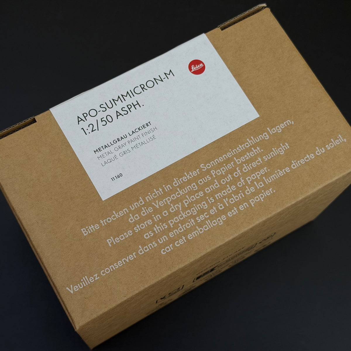 Leica M 50mm f/2 APO-SUMMICRON-M ASPH Metal Grey New Sealed Full Warranty US$8495