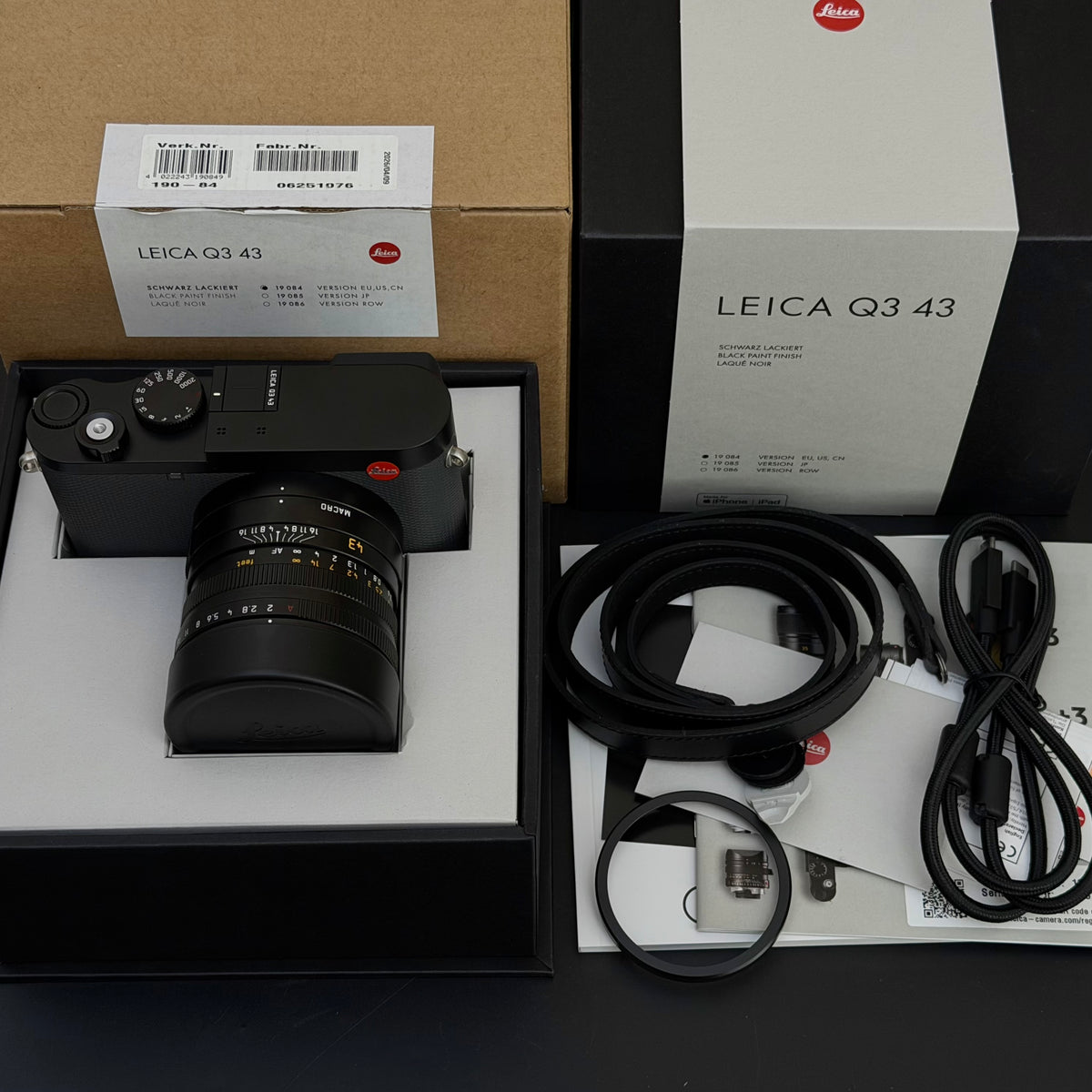 5 Mth Leica Q3 43 Q43 Digital Camera with 43/2 Apo NMIB US$6080