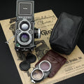 Rolleiflex 2.8GX 80 Years Anniversary + Rolleinar 0.35 Near Mint US$4380