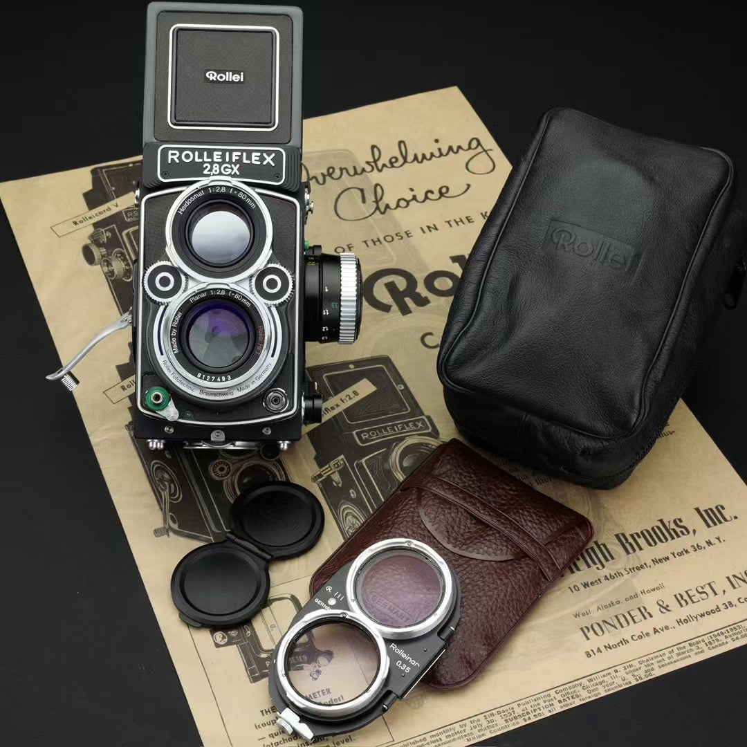 Rolleiflex 2.8GX 80 Years Anniversary + Rolleinar 0.35 Near Mint US$4380