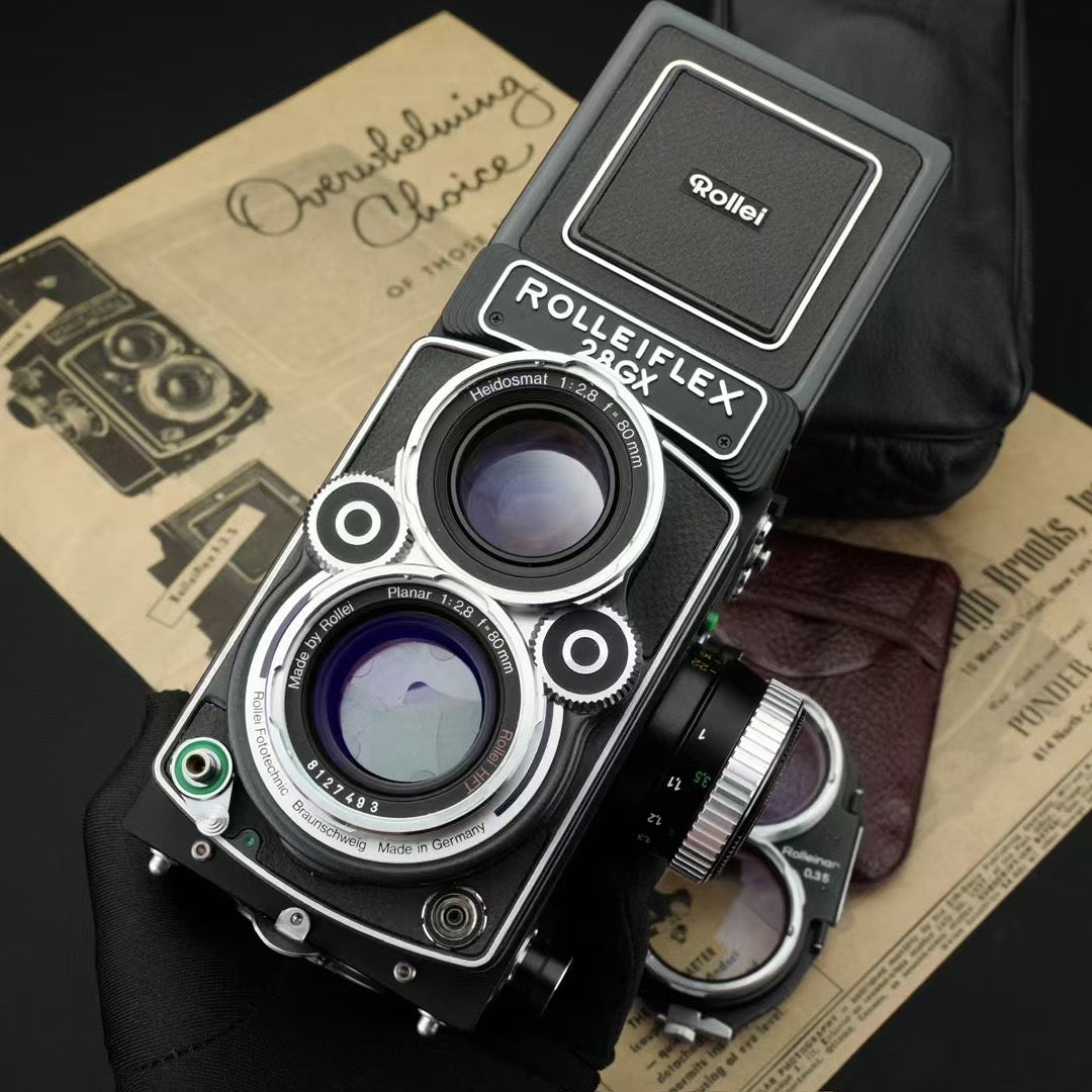Rolleiflex 2.8GX 80 Years Anniversary + Rolleinar 0.35 Near Mint US$4380