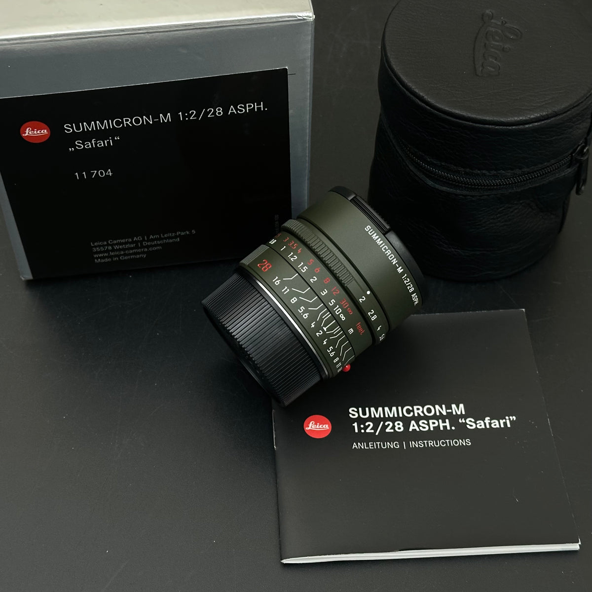 Leica M 28mm f/2 SUMMICRON-M ASPH SAFARI Mint Boxed US$4580
