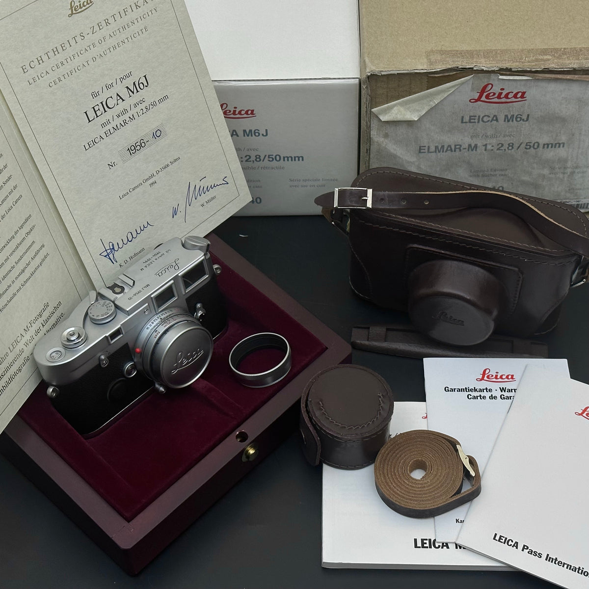 Leica M6J + 50/2.8 Elmar Set 40 Years Anniversary Mint Boxed US$7980