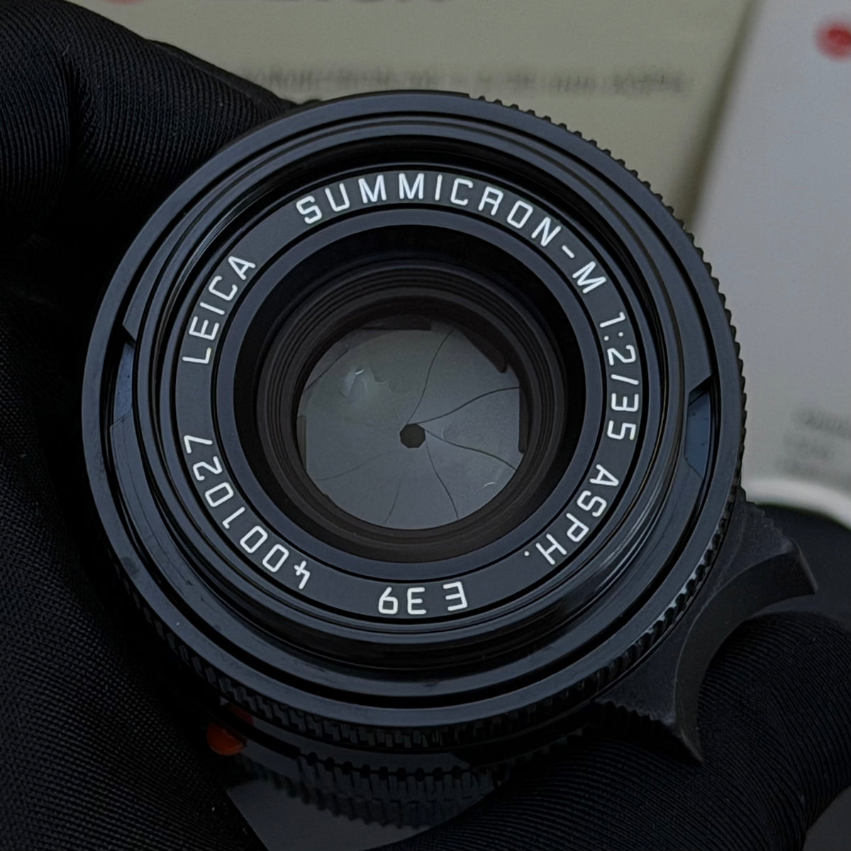 Leica M 35mm f/2 SUMMICRON-M ASPH Millennium Black Paint US$7280