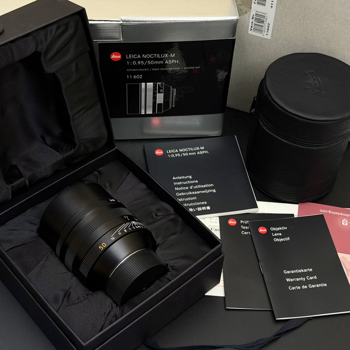 Leica M 50mm f/0.95 NOCTILUX-M ASPH 6-Bit MINT IN BOX US$6380