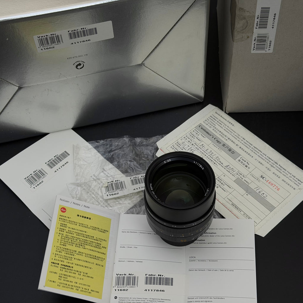 Leica M 50mm f/0.95 NOCTILUX-M ASPH 6-Bit MINT IN BOX US$6380