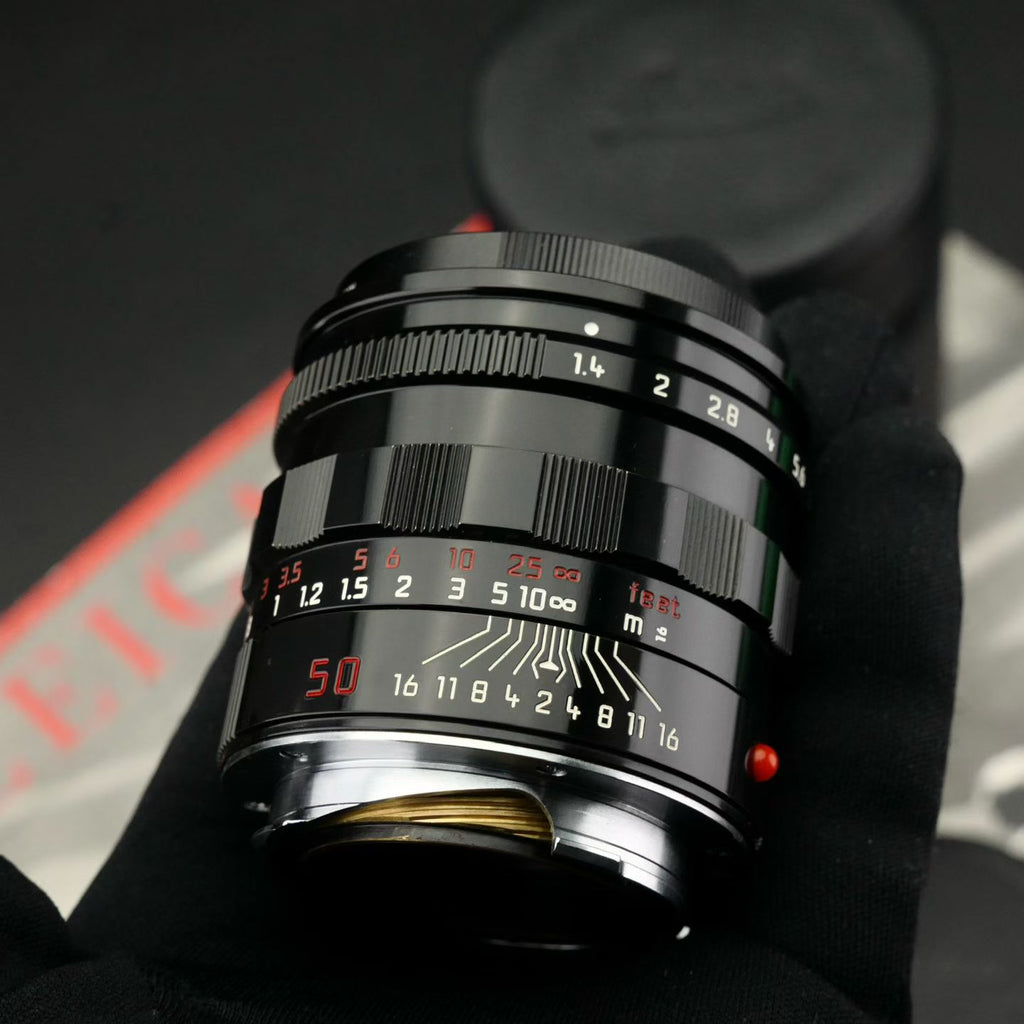Leica M 50mm f/1.4 Millennium Black Paint SUMMILUX-M Pre-Asph E46 Limited US$7580