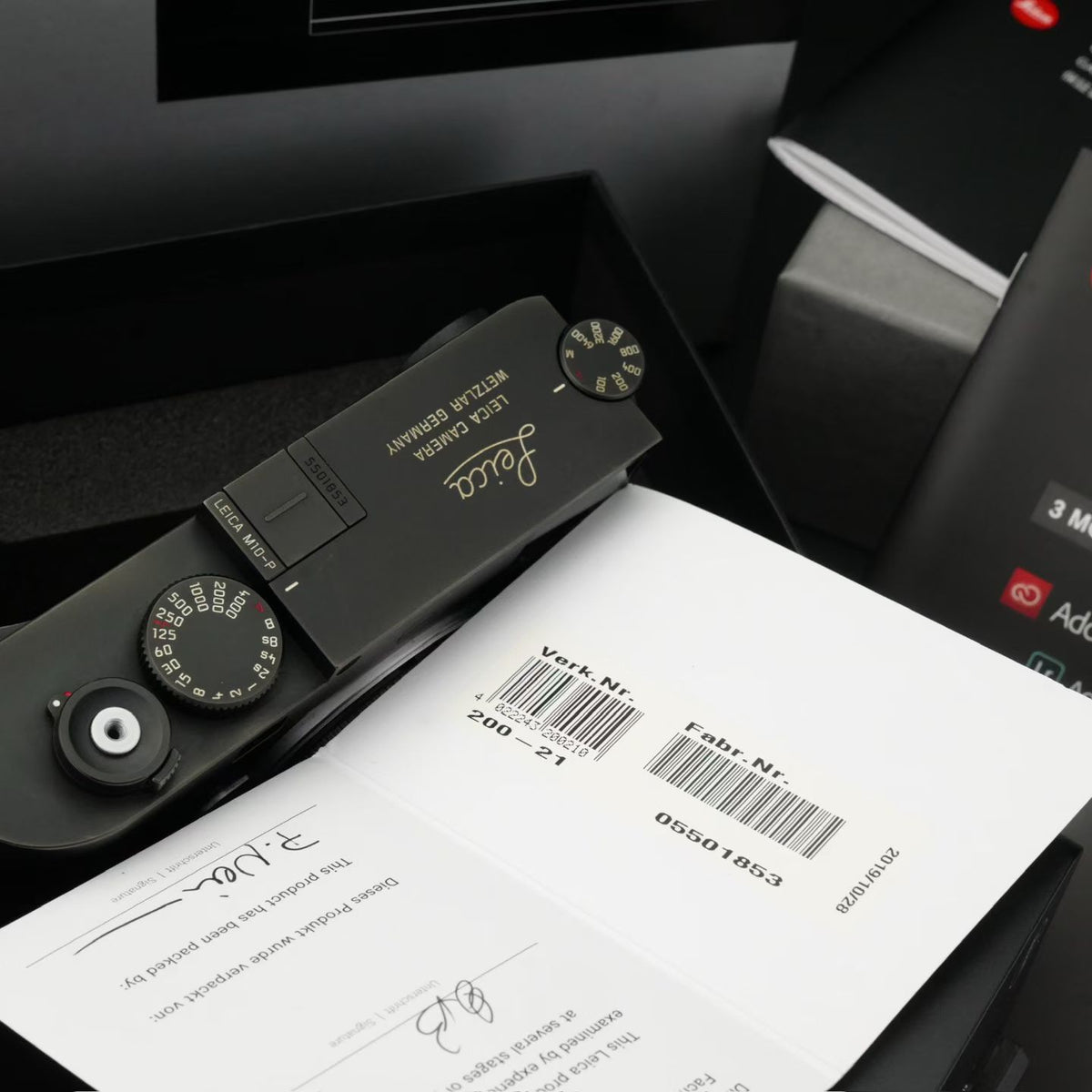 Leica M10-P M10p Black Chrome Digital Rangefinder NMIB US$5480