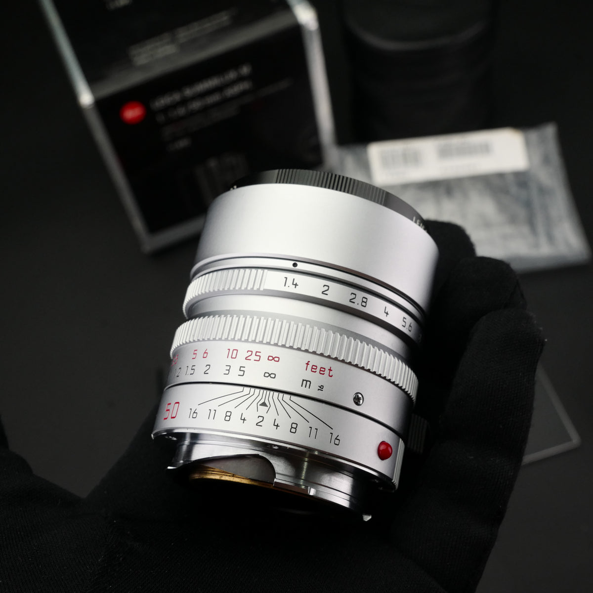 Leica M 50mm f/1.4 SUMMILUX-M ASPH 6-Bit Silver NMIB US$2580