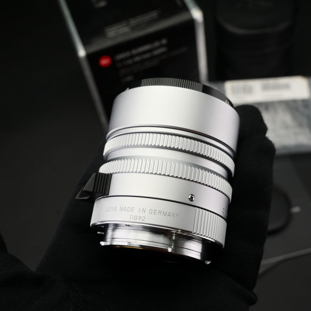 Leica M 50mm f/1.4 SUMMILUX-M ASPH 6-Bit Silver NMIB US$2580