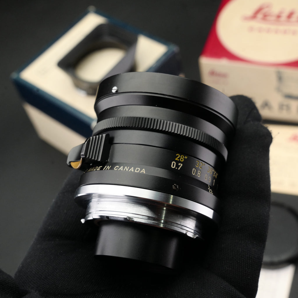 Leica M 28mm f/2.8 Elmarit v1 9 Elements 9E Mint Boxed SN219xx US$8850