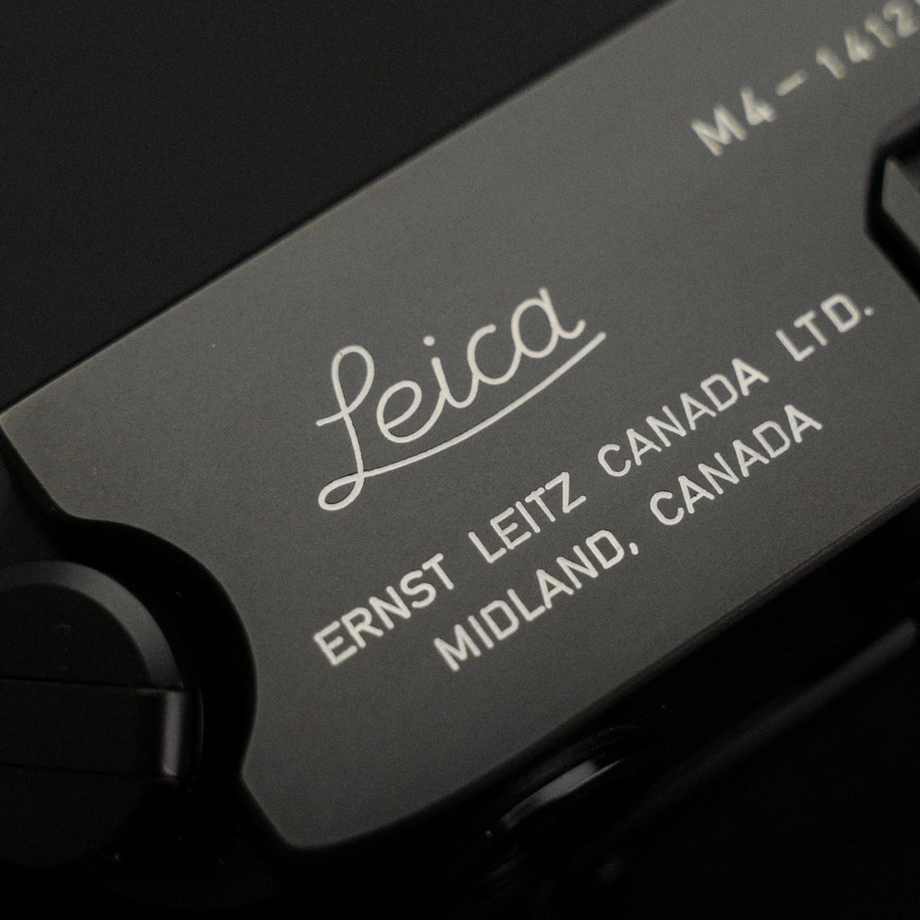 Leica M4 50 Years Midland Canada Black Chrome Near Mint US$5280