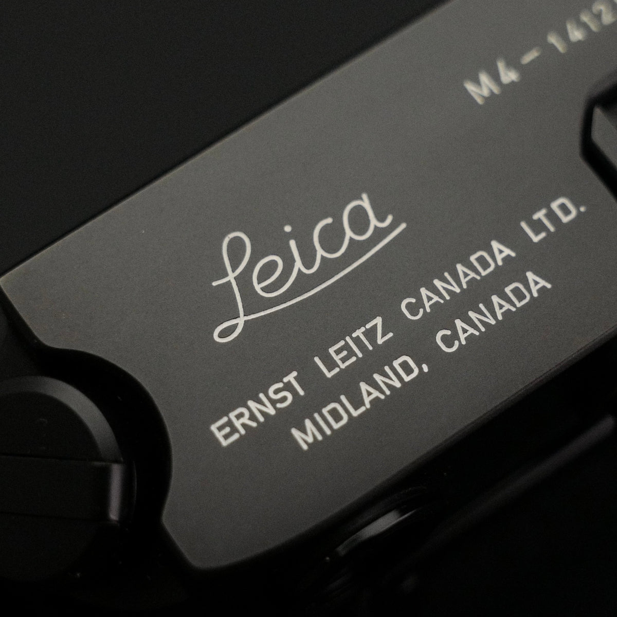 Leica M4 50 Years Midland Canada Black Chrome Near Mint US$5280