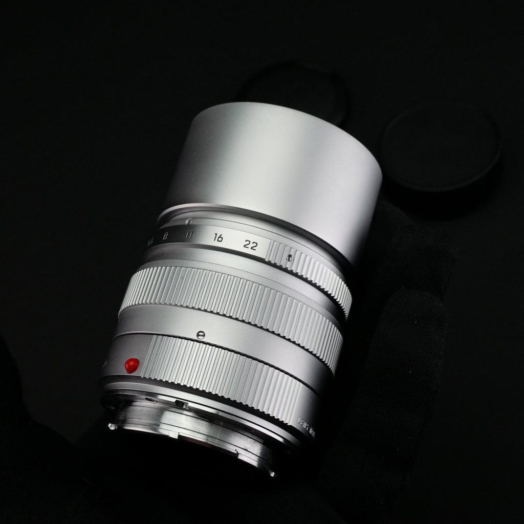 Leica M 90mm f/2.8 ELMARIT-M E46 Late Silver Chrome Near Mint US$1395