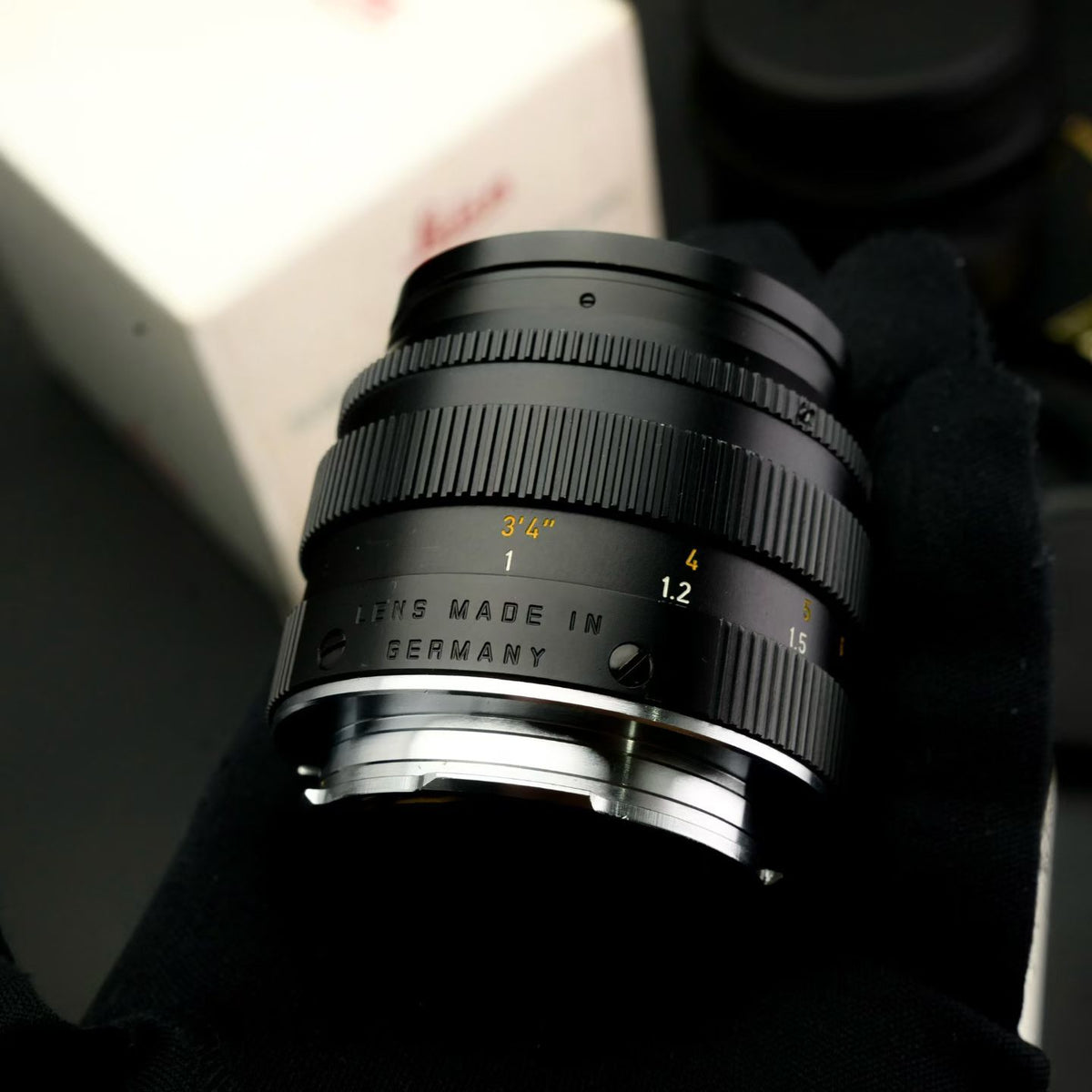 Leica M 50mm f/1.4 SUMMILUX-M Pre-Asph E43 SN349xx Golden Coating NMIB US$3880