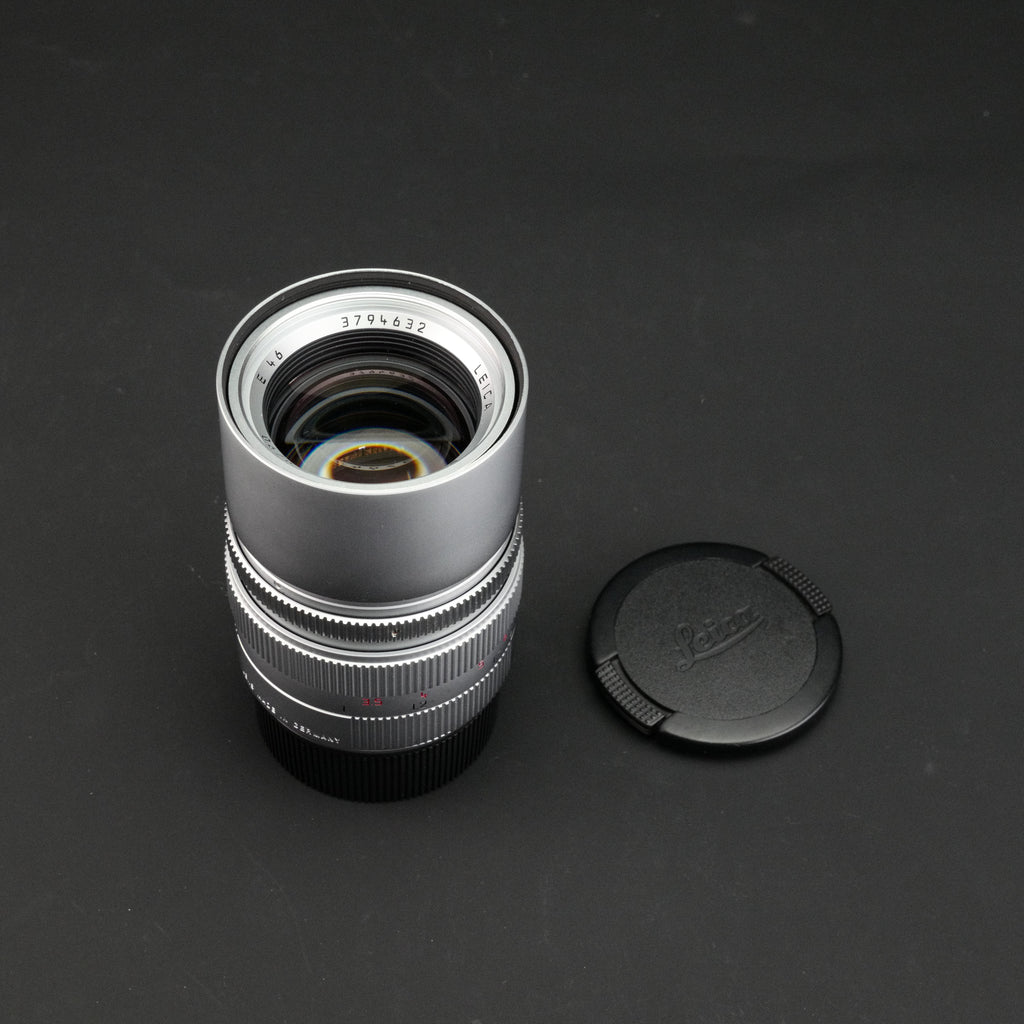 Leica M 90mm f/2.8 ELMARIT-M E46 Late Silver Chrome Near Mint US$1395