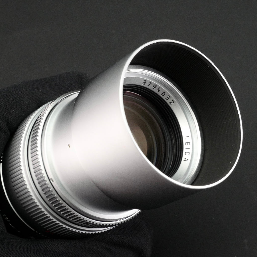 Leica M 90mm f/2.8 ELMARIT-M E46 Late Silver Chrome Near Mint US$1395