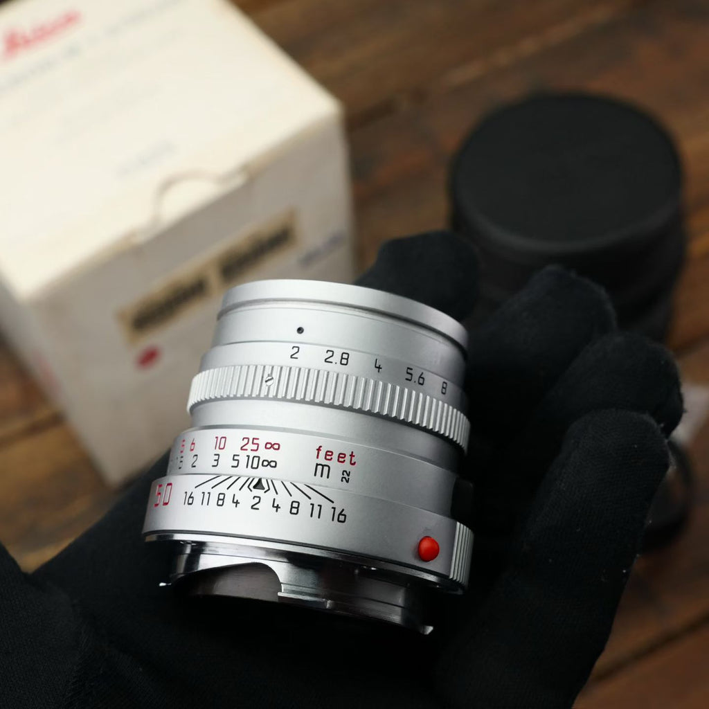 Leica M 50mm f/2 SUMMICRON-M v4 IV Silver SN36xx LNIB US$2680